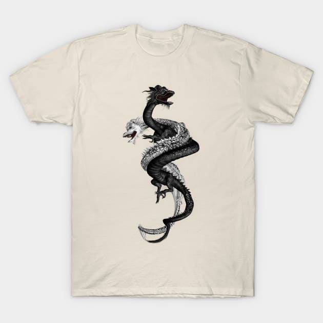 Double Dragon T-Shirt by AndreaTiettje